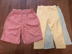 ユニクロ　ハーフパンツ　H&M 七分丈スパッツ