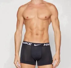 NIKE ナイキ　メンズボクサー　M(S) 黒　スポーツインナー　ナイロン　下着
