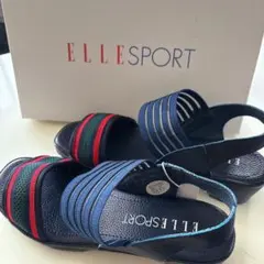 新品未使用 ELLE SPORT サンダル ネイビーのサムネイル