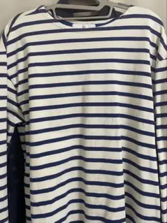 FDLT ストライプ柄 長袖Tシャツ L