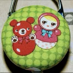 リールキーホルダーＴ248★ハンドメイド　昭和レトロ♡ポロンちゃん