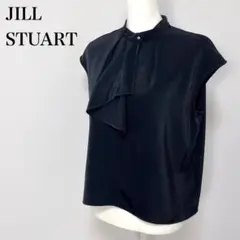 JILL STUART ライトタフタバックリボンブラウス 紺 - メルカリ