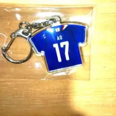 サッカー日本代表 ユニフォーム キーホルダー ミニ 田中碧 #17