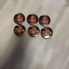 アニメキャラクター 缶バッジ 6個セット