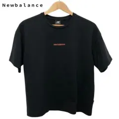 ニューバランス　ワンポイント　ロゴ　刺繍　半袖　Tシャツ　レディース　丸首　L