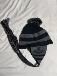 タグ付き Vivienne Westwood ニット帽 ビーニー ボーダーのサムネイル
