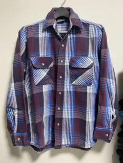 ビンテージ90s five brother ネルシャツ ファイブブラザー好配色