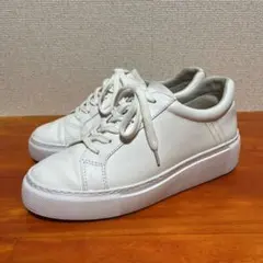 ❀美品 自由区 厚底スニーカー 23.5cm 白 ホワイト オンワード