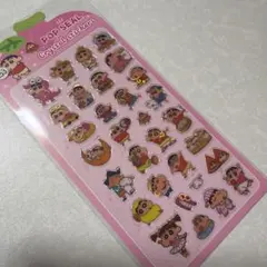 ぷくぷくシール　海外製品　クレヨンしんちゃん　ピンク