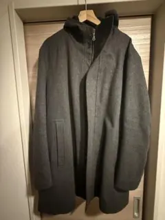 90s VINTAGE HUGO BOSS ウールポリコットン ハーフコートのサムネイル
