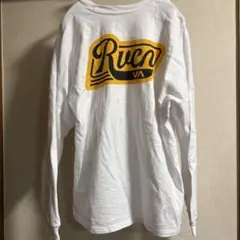 RVCA ホワイト ロングスリーブ Tシャツ L