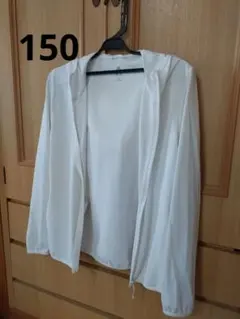 UNIQLO エアリズム パーカー 150 オフホワイト