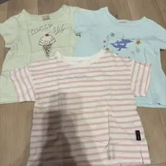petit main 90cm Tシャツ 3枚セット
