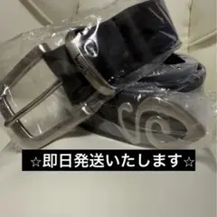 ⭐︎新品未使用⭐︎ stussy ステューシー　バックルロゴ　黒　レザーベルト