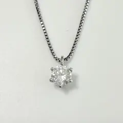 【一粒ダイヤ】ネックレス 0.3ct ✨Pt900