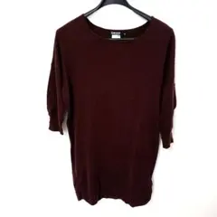 DKNY カシミヤ M ７分袖ニットのサムネイル