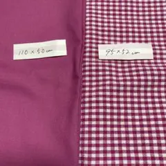 カントリー　生地　2柄セット❀︎ ピンク系