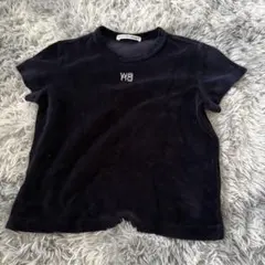 23ss alexander wang ベロアトップス パープルのサムネイル