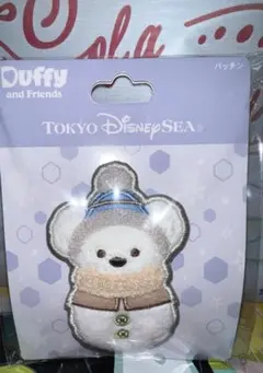 ディズニー　シークレットオブスノーウィーデイ　ダッフィー　パッチン