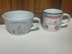 スヌーピー マグカップ 2個セット
