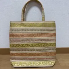 和装用バッグ ストライプ模様