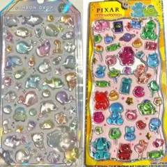プチドロップステッカー ピクサーキャンディ&らめーるボンボン 海の生き物 正規品
