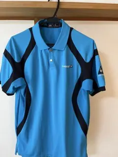le coq sportif ポロシャツ 水色 黒