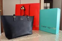 【正規品】ケイトスペード　トートバッグ A4　黒 箱・袋付