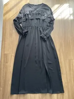 ZARA ザラ　ブラックワンピース　Lサイズ