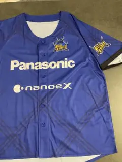 FC限定 パナソニックワイルドナイツ ベースボールシャツ 応援用ユニフォーム Panasonic - Panasonic パナソニック ベースボールシャツ