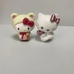 ハローキティ 50周年 happyくじ フィギュア A賞　2個セット
