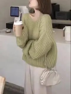 オーバーサイズニット