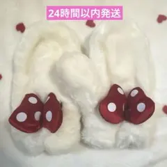 ミニー ミトン 冬 手袋 ディズニーリゾート 大人用
