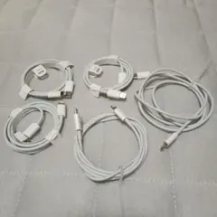 Apple Lightning to USB-Cケーブル ホワイト　1m×5本