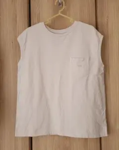 良品☆ノースフェイス パープルレーベル☆ノースリーブTシャツ☆WM☆ライトグレー