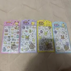 ポケモンボンボンドロップシール4枚セット【正規品】