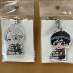 ユーリon ice アクリルキーホルダー　勝生勇利　ヴィクトル