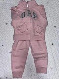 GAP ピンク フード付きセットアップ 90