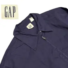 Gap スイングトップ ネイビー ジップアップ ジャケット　短丈のサムネイル
