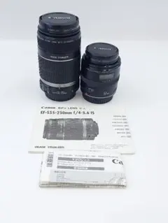 Canon ズームレンズ 2本セット EF-S 18-55mm 55-250mm - メルカリ