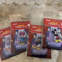 ディズニー　アクリルチャーム　ミッキー　ミニー　ドナルド　デイジー