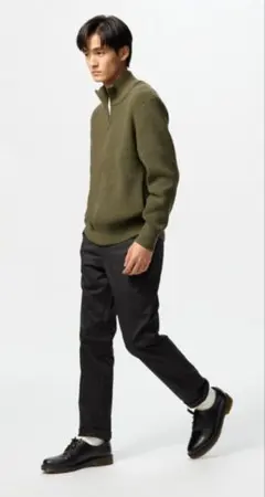 【UNIQLO】スリムフィットチノ 黒 サイズ76
