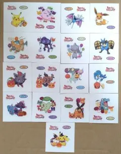ポケモンパン デコキャラシール213弾　17枚セット