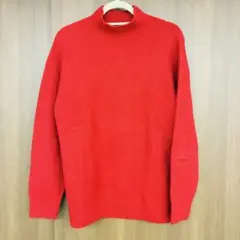 UNIQLO ユニクロ メンズ ニット セーター レッド Lサイズ