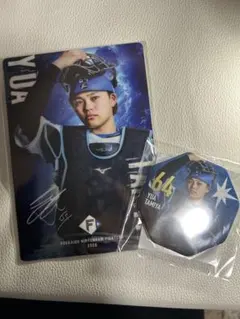 北海道日本ハムファイターズ アクリルピンバッジ3個セット【田宮裕涼
