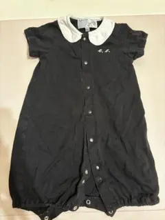 黒襟付きロンパース アニエスベー
