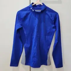 UNDER ARMOUR 青 長袖 アンダーシャツ YSM