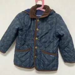 MIKIHOUSE フード付きジャケット ネイビー/グリーン