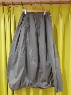 ZARA バルーンミディスカート XXL　グレー