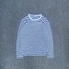 00s old uniqlo ボーダー ロンＴ y2k シティーボーイ 人気